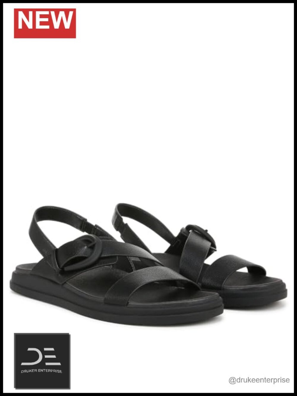 Naturalizer Womens Slingback Sandals Flat Heels Adjustable Buckle EVA Footbed
